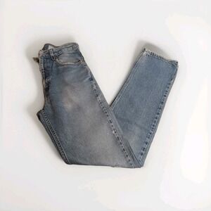 Vintage 2001 Levi's 505 Men's Jeans  31x36 Straight Leg Light Wash Denim